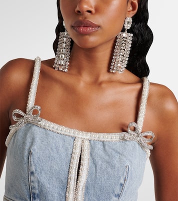 Ohrringe mit Kristallen | Self-Portrait