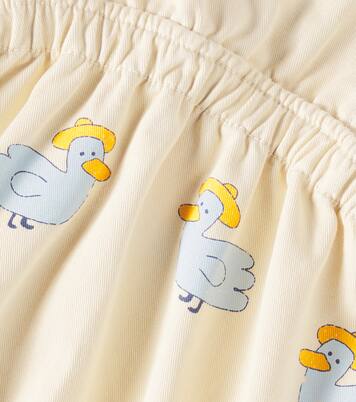 Baby printed cotton playsuit | Tinycottons