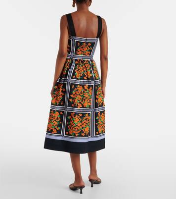 Bedrucktes Midikleid | Carolina Herrera