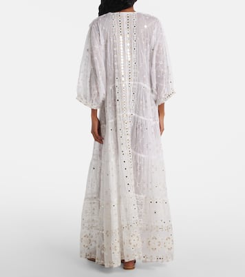 Robe longue brodée en coton | Juliet Dunn