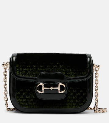 Gucci Horsebit 1955 Small velvet shoulder bag | Gucci