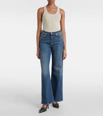 Lotta high-rise wide-leg jeans | 7 For All Mankind