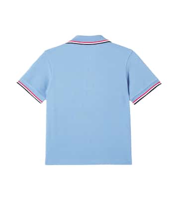 Logo cotton polo shirt | Moncler Enfant