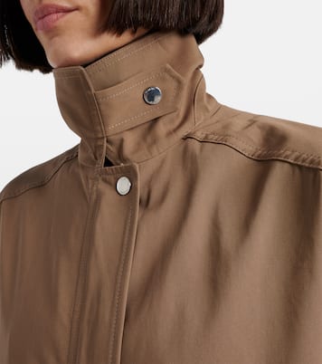 Oversized cotton jacket | Toteme