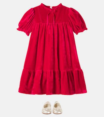 Bow-detail gathered dress | Patachou