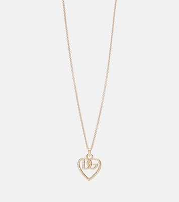 Collana DG con pendente e cristalli | Dolce&Gabbana