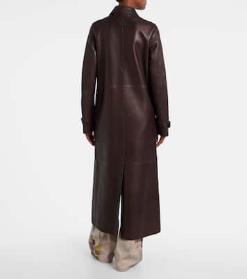 Leather coat | Acne Studios