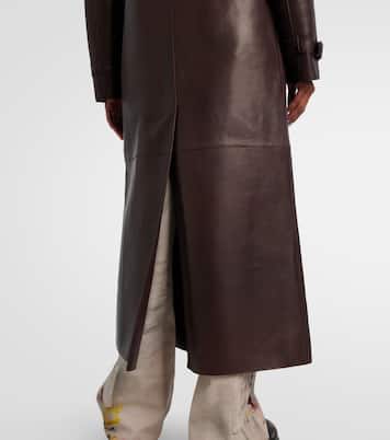 Leather coat | Acne Studios