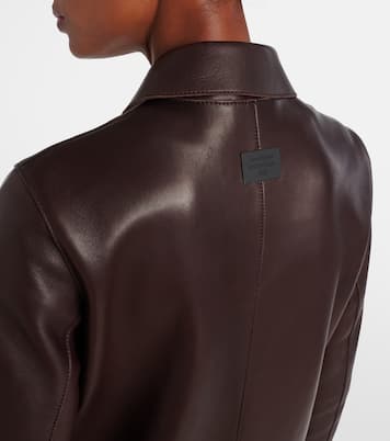 Leather coat | Acne Studios