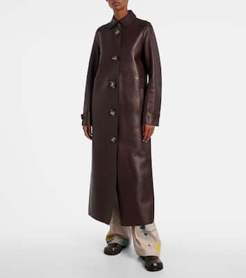 Leather coat | Acne Studios