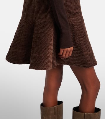 Minikleid aus Baumwoll-Cord | Ganni