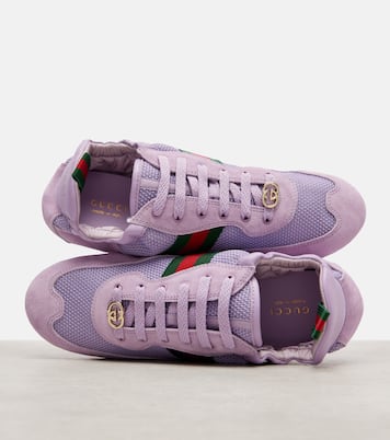 Sneakers Gucci Shift con suede | Gucci