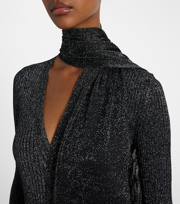 Maxikleid mit Federn | Valentino