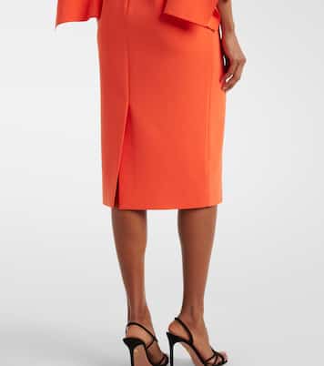 Ruffled midi dress | Roksanda