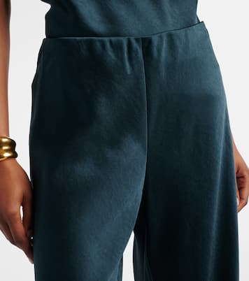 High-rise satin wide-leg pants | Vince