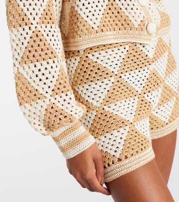 Cropped-Cardigan Maija aus Häkelstrick | Anna Kosturova