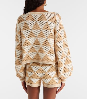 Cropped-Cardigan Maija aus Häkelstrick | Anna Kosturova