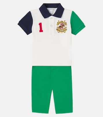 Cotton polo shirt and pants set  | Polo Ralph Lauren Kids