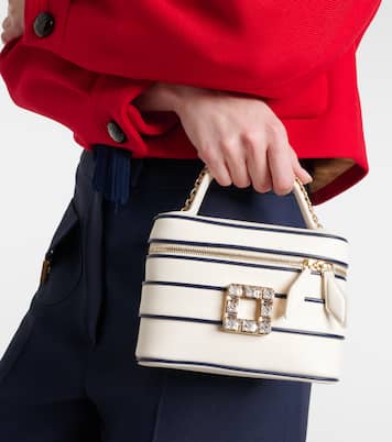Très Vivier Micro leather vanity bag | Roger Vivier