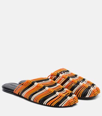 Leather slides | Farm Rio