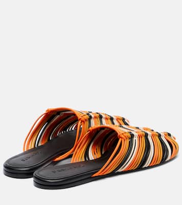 Leather slides | Farm Rio