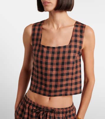 Top aus Leinen | Asceno