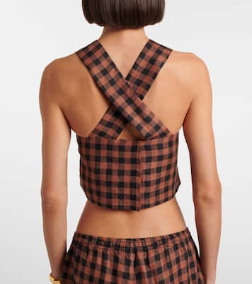 Top aus Leinen | Asceno