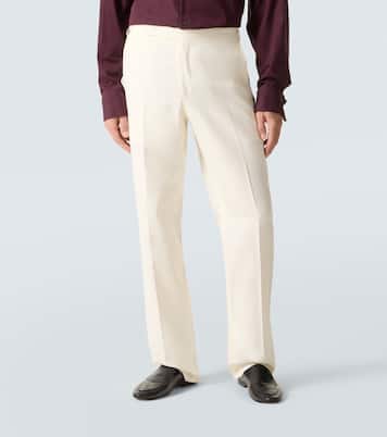 High-rise slim pants | Lardini