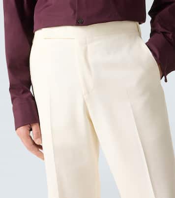 High-rise slim pants | Lardini