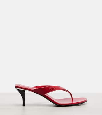 Vittoria leather thong sandals | Gucci