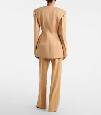 RHW wool wide-leg pants | Wardrobe.NYC