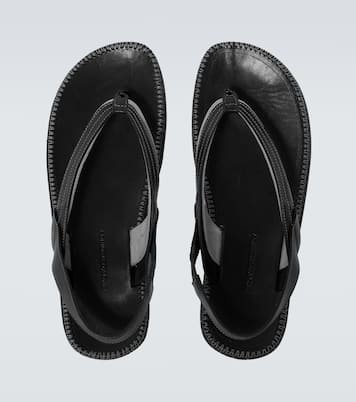 Andras leather thong sandals | Kiko Kostadinov