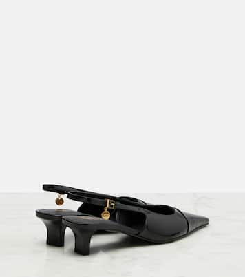 Escarpins slingback en cuir verni | Tod's