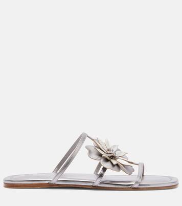 Sandalen aus Metallic-Leder | Zimmermann