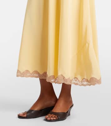 Marlice lace-trimmed silk maxi dress | Rixo