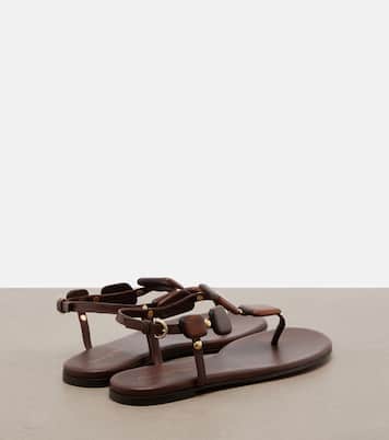 Sandalias de piel con cuentas | Gianvito Rossi