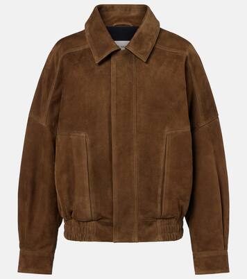Dalma suede blouson jacket | Nour Hammour