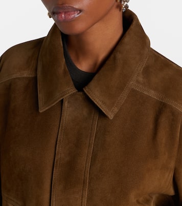 Dalma suede blouson jacket | Nour Hammour