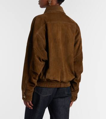 Dalma suede blouson jacket | Nour Hammour