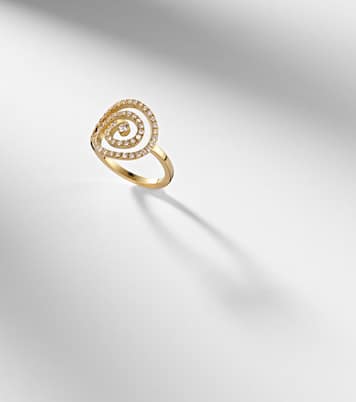 Spira 18kt gold ring with diamonds | Ileana Makri
