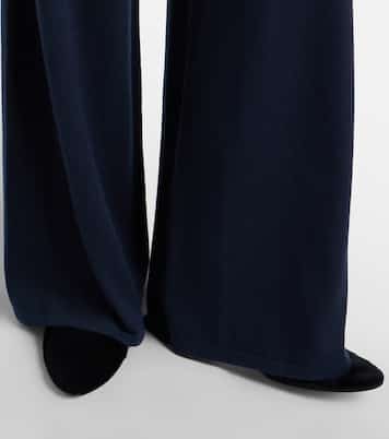 Aina cotton and cashmere wide-leg pants | Lisa Yang
