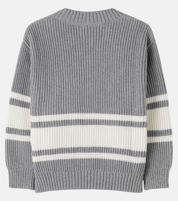 Striped cotton sweater | Il Gufo