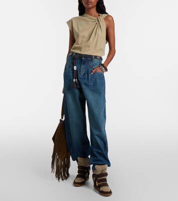 Lishaga barrel-leg jeans | Isabel Marant