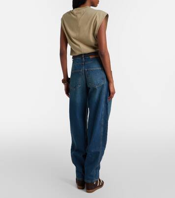 Lishaga barrel-leg jeans | Isabel Marant