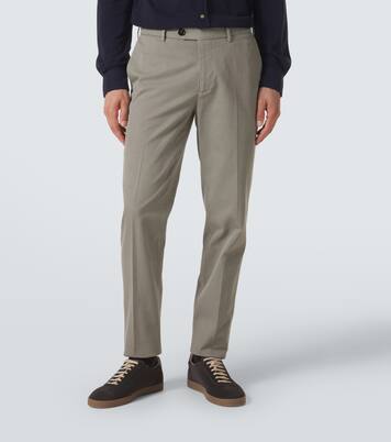 Schmale Hose aus Baumwolle | Brunello Cucinelli