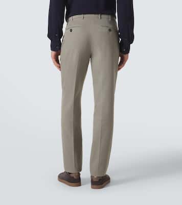 Schmale Hose aus Baumwolle | Brunello Cucinelli