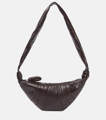 Croissant Small leather shoulder bag | Lemaire