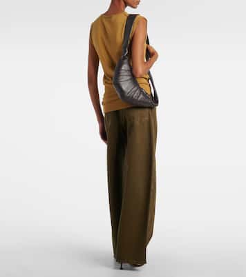 Croissant Small leather shoulder bag | Lemaire