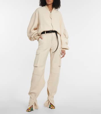 Cargohose aus Bouclé | The Attico