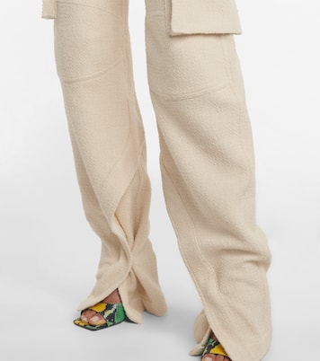 Cargohose aus Bouclé | The Attico